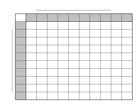 Printable Football Squares (Download And Print).